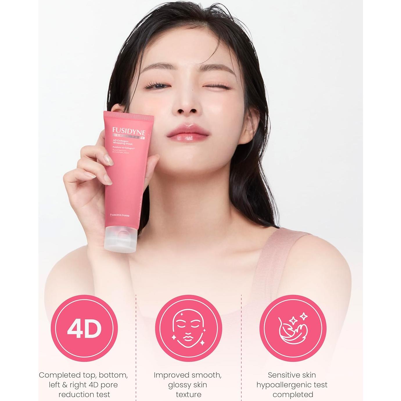 Mascarilla Peel Off Fusidyne Colágeno 4D Piel Radiante 100ml