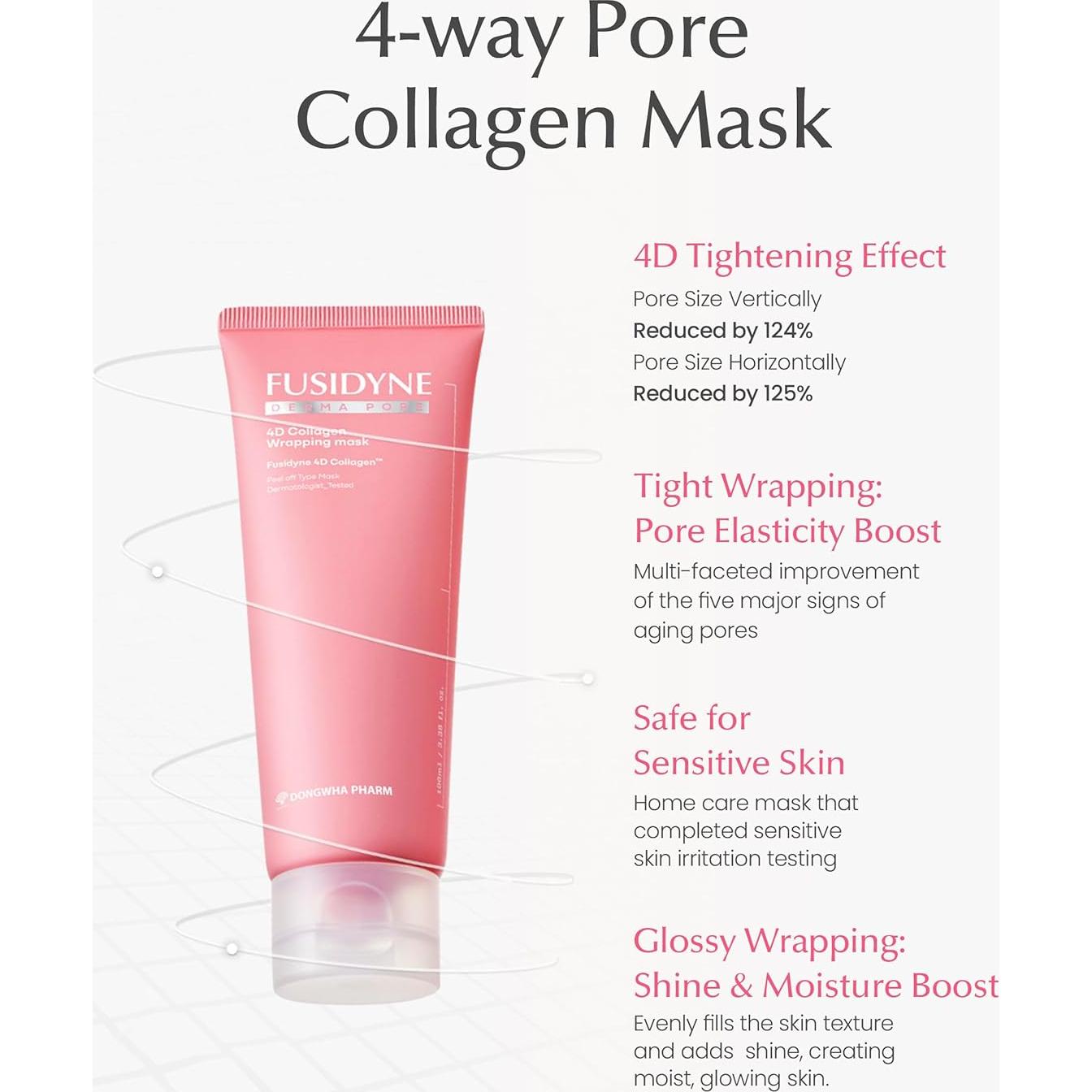 Mascarilla Peel Off Fusidyne Colágeno 4D Piel Radiante 100ml