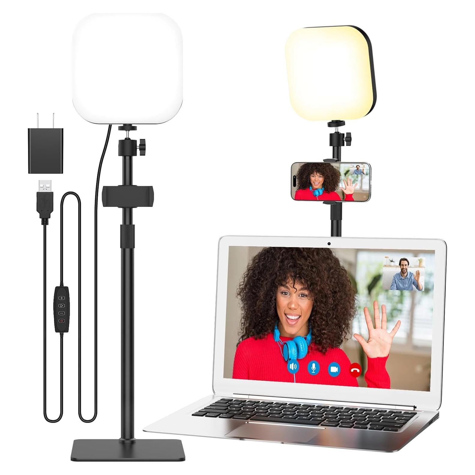 Lámpara de Escritorio LED Mojimdo con Soporte para Teléfono