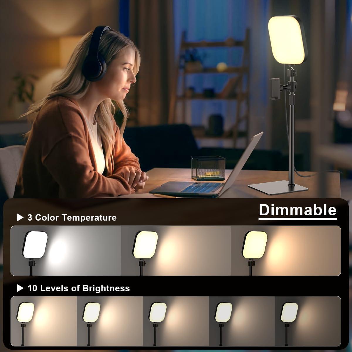 Lámpara de Escritorio LED Mojimdo con Soporte para Teléfono