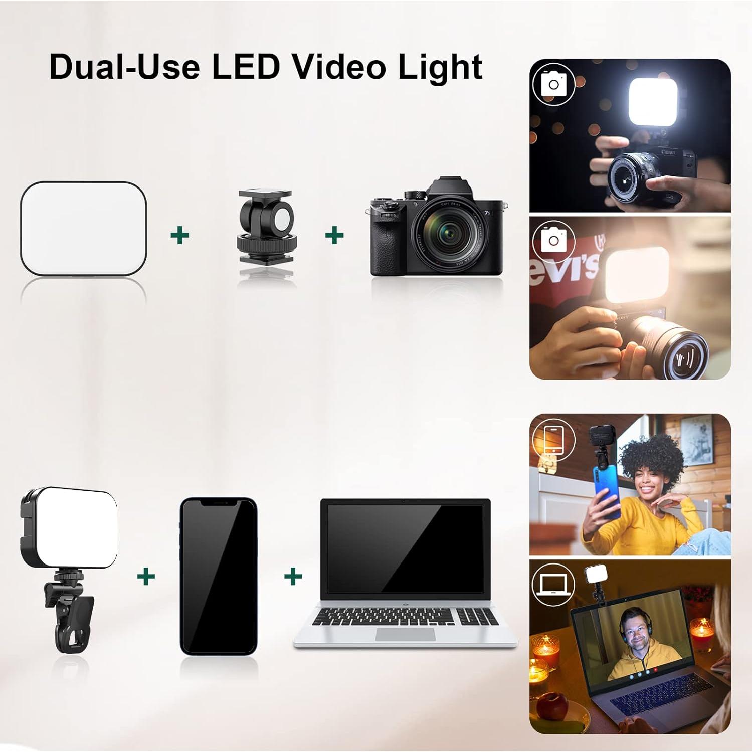 Luz de Selfie LED ULANZI VL100X 2000mAh 2500-6500K