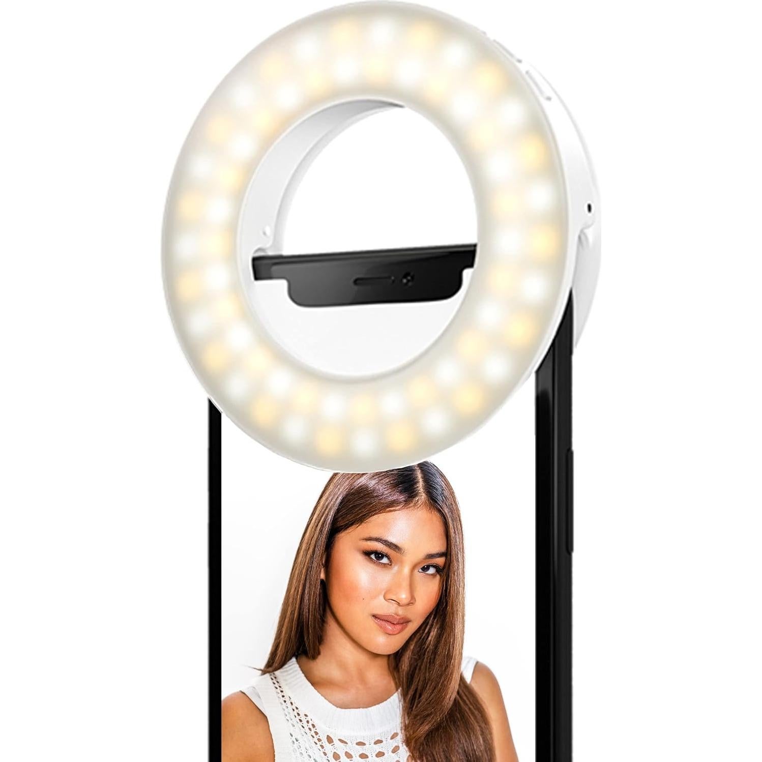 Anillo de Luz LITTIL Selfie One - 3 Modos de Iluminación Ajustables