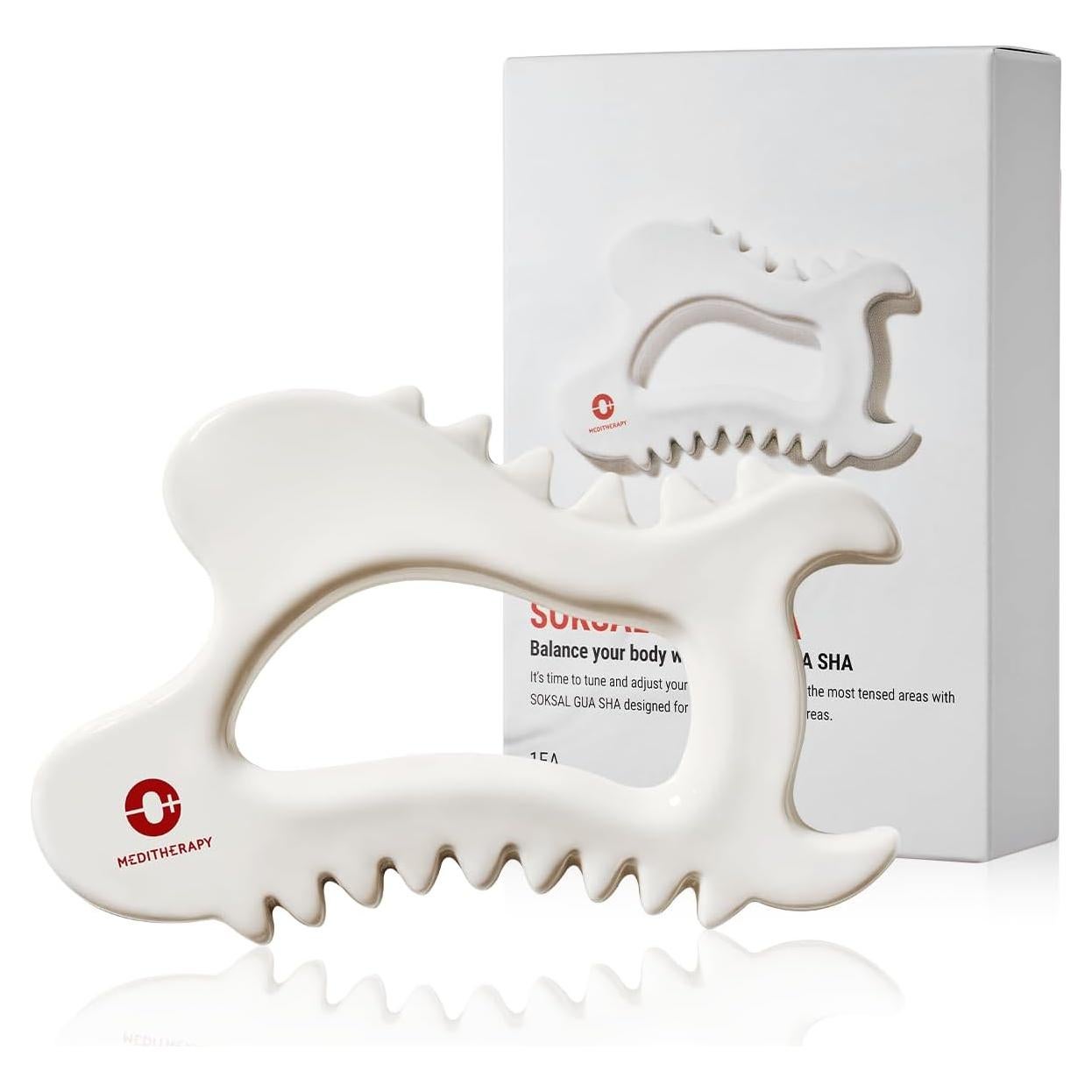 Gua Sha Cerámica MEDITHERAPY MT-08 Masajeador Corporal