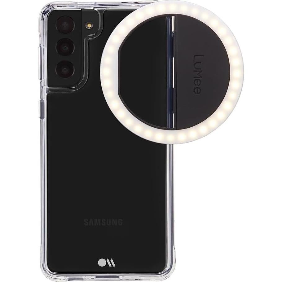 LuMee Studio Clip Light - Luz LED Anillo Portátil Negra