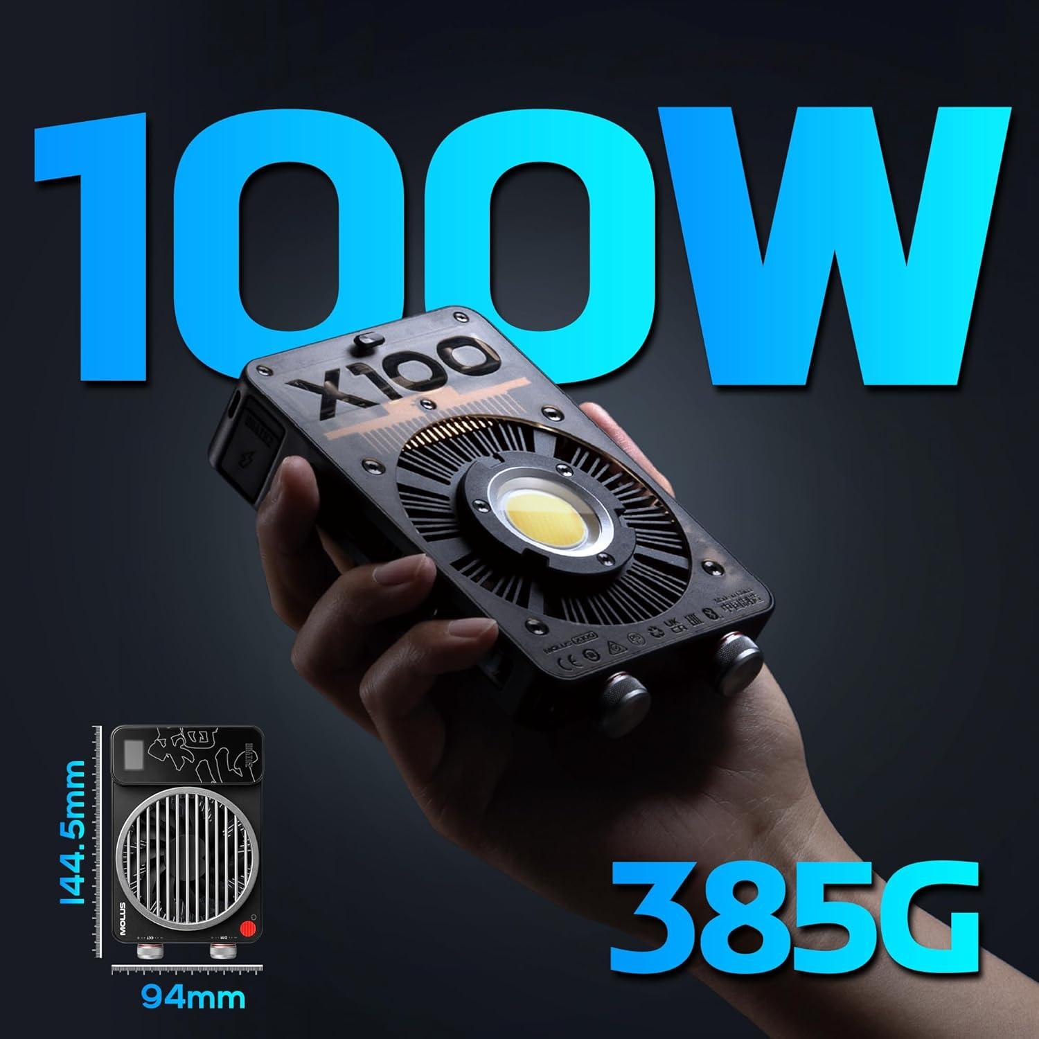 Luz LED de Video Zhiyun MOLUS X100 PRO V2 100W 2700K-6500K