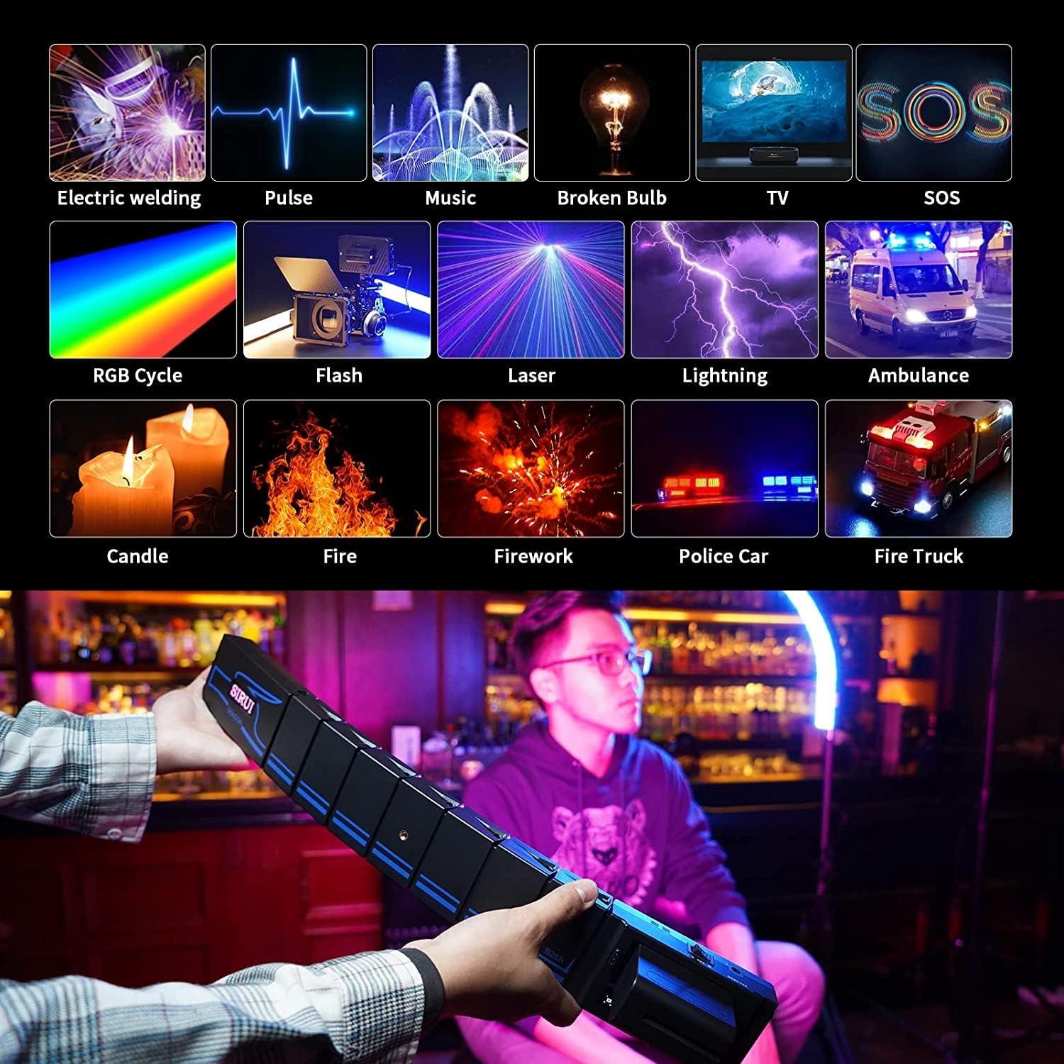 Luz LED Flexible RGB Sirui B25R 25W 2700-8500K Control APP