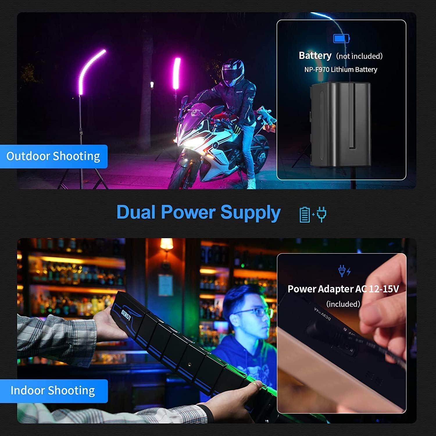 Luz LED Flexible RGB Sirui B25R 25W 2700-8500K Control APP