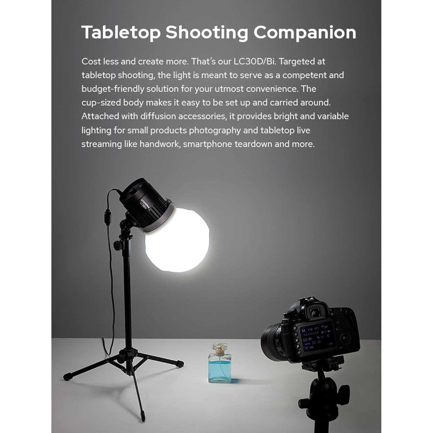 Luz LED Bi-Color Godox LC30Bi 3200K-5600K 25200LUX