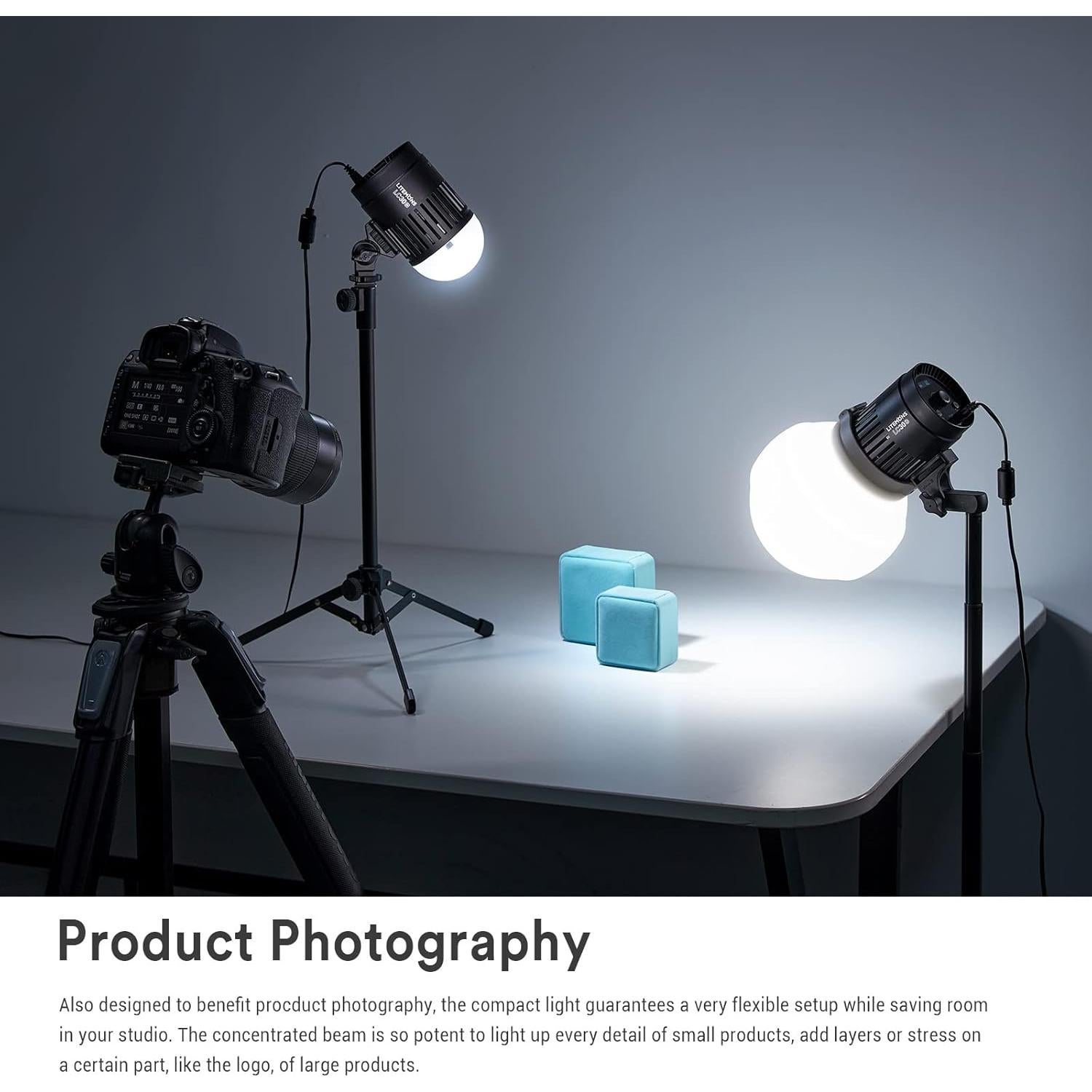 Luz LED Bicolor Godox LC30Bi 3200K-6500K 28,200 Lúmenes