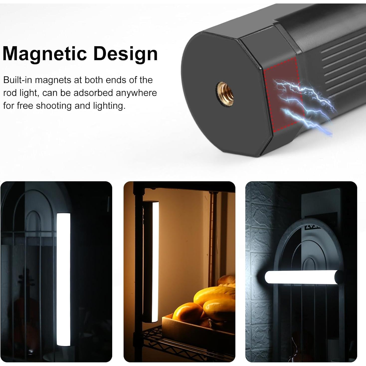 Varita de Luz RGB PULUZ 30cm 2000mAh 2500-9000K