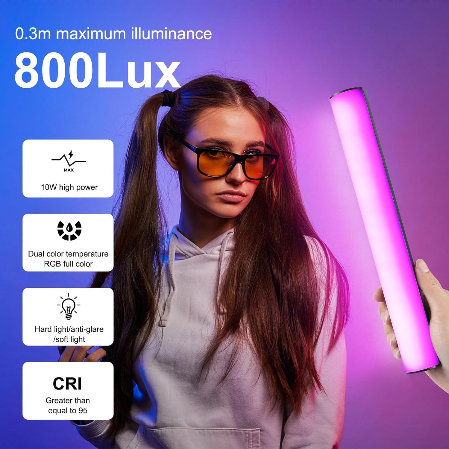 Varita de Luz RGB PULUZ 30cm 2000mAh 2500-9000K