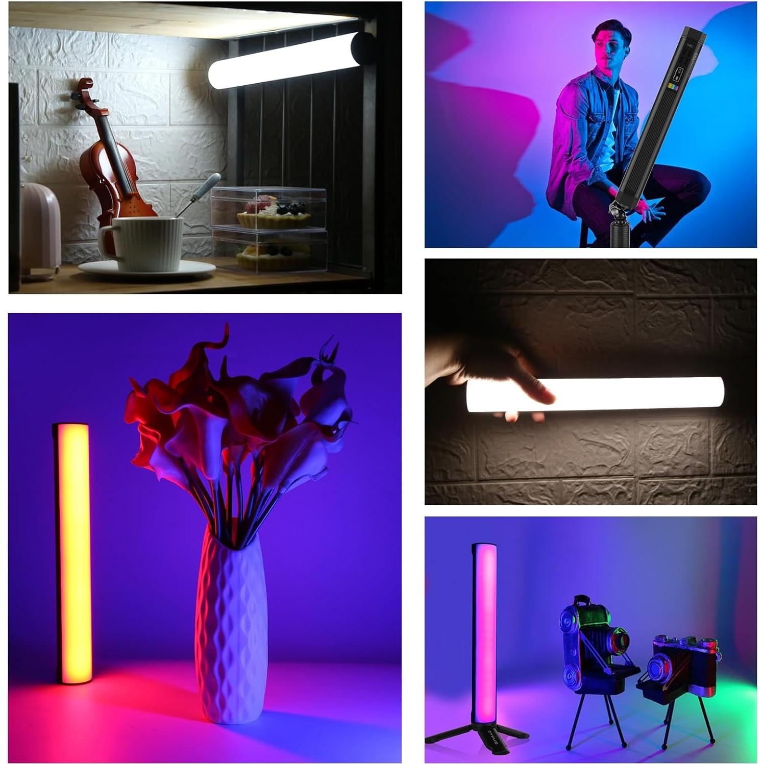 Varita de Luz RGB PULUZ 30cm 2000mAh 2500-9000K