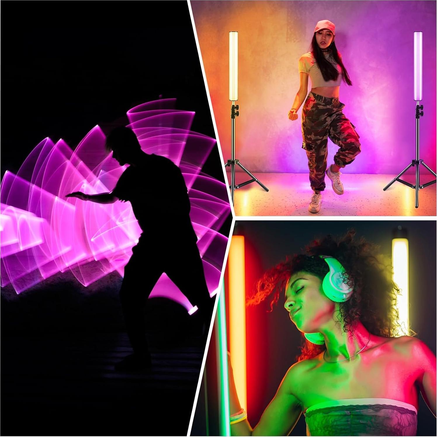 Varita de Luz RGB PULUZ 30cm 2000mAh 2500-9000K