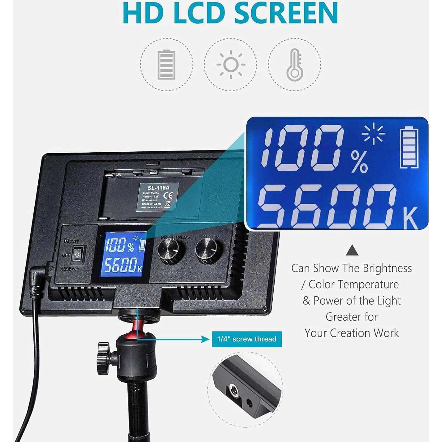 Luz Clave LED ULANZI Dimmable Bi-Color 3200-5600K 72cm