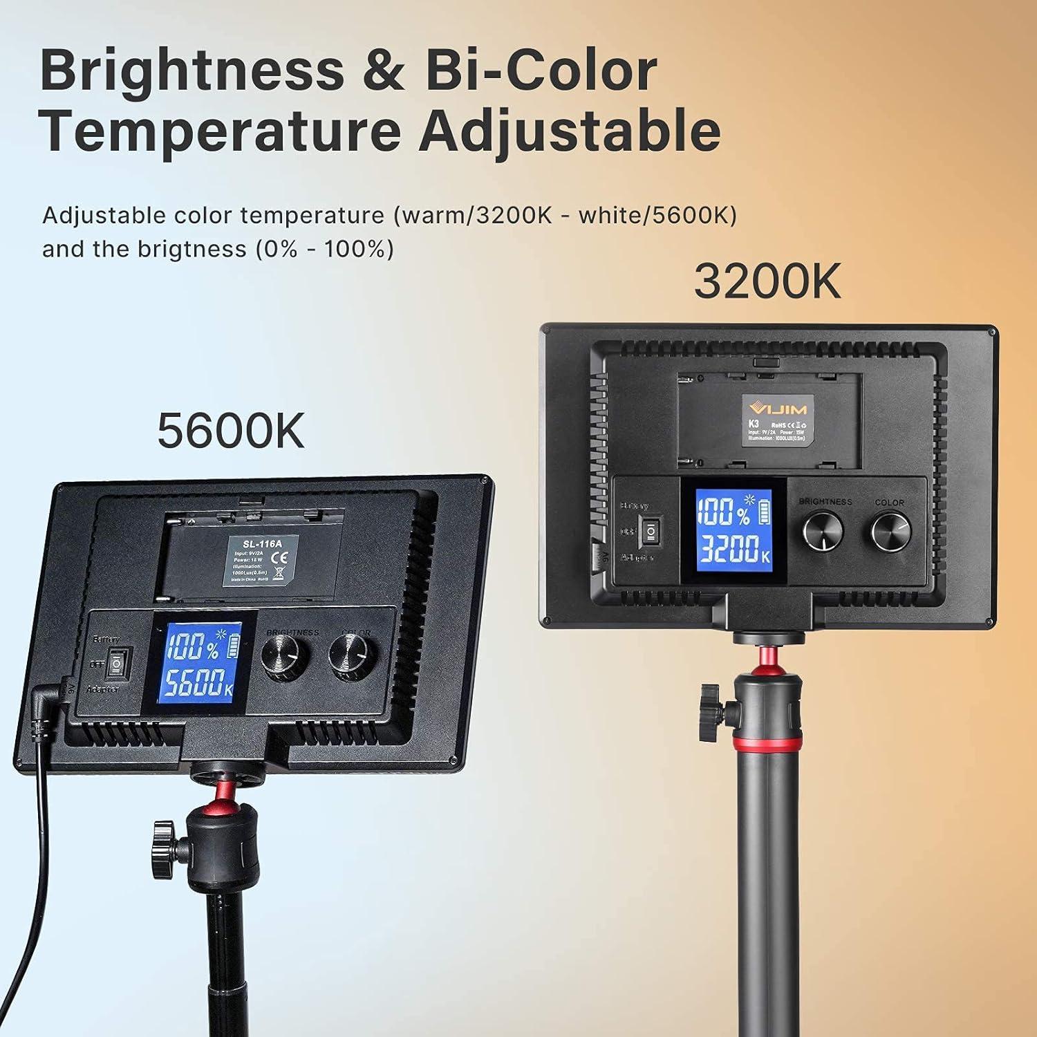 Luz Clave LED ULANZI Dimmable Bi-Color 3200-5600K 72cm