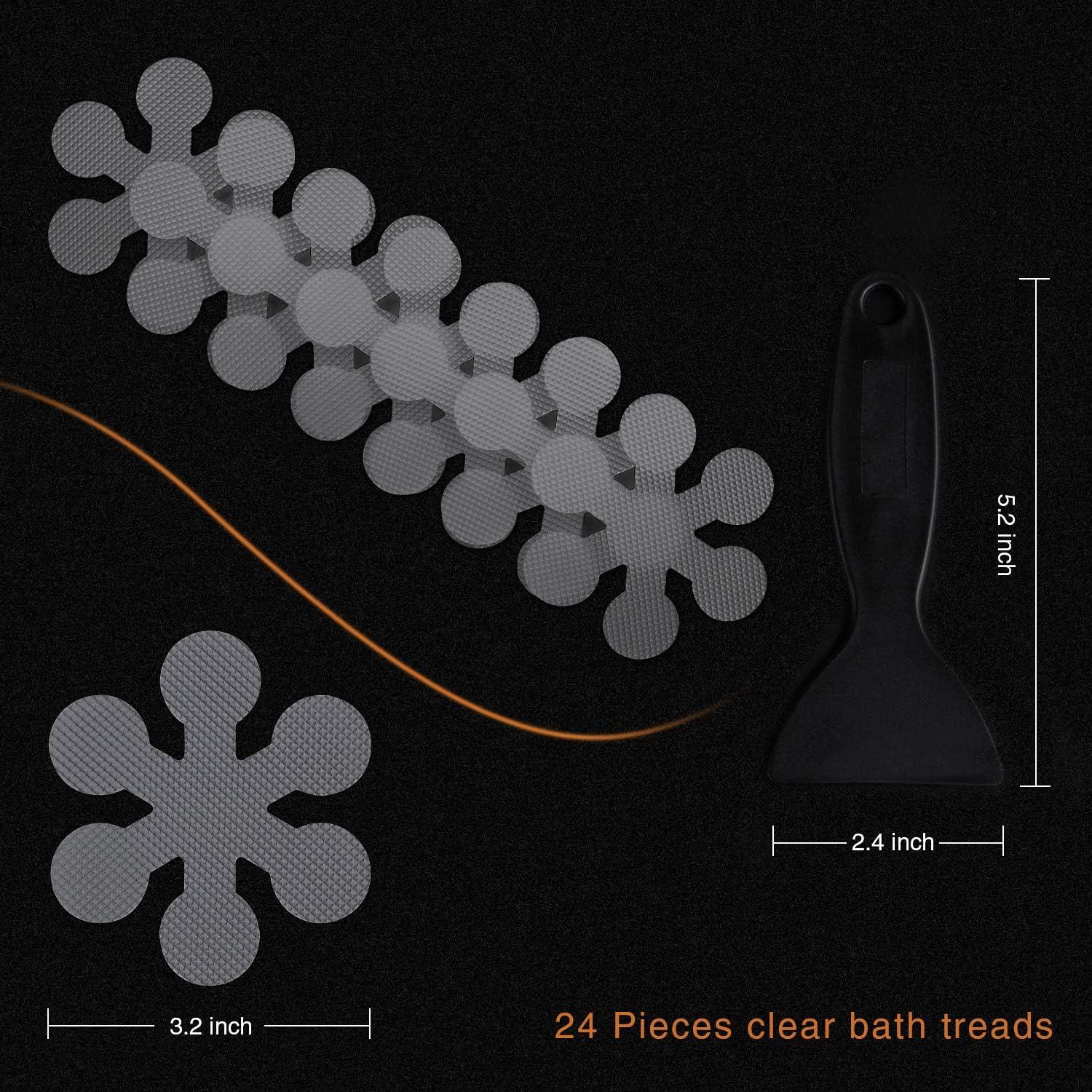 Calcomanías Antideslizantes Secopad 12 PCS Gris para Baño