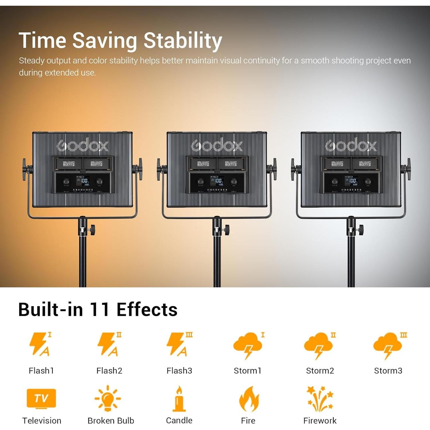 Luz de Video LED Bicolor Godox LDX50Bi 65W 2800K-6500K