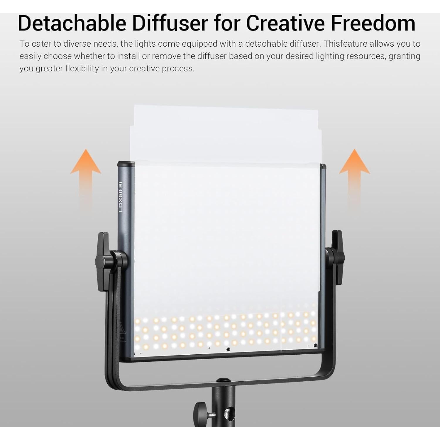 Luz de Video LED Bicolor Godox LDX50Bi 65W 2800K-6500K