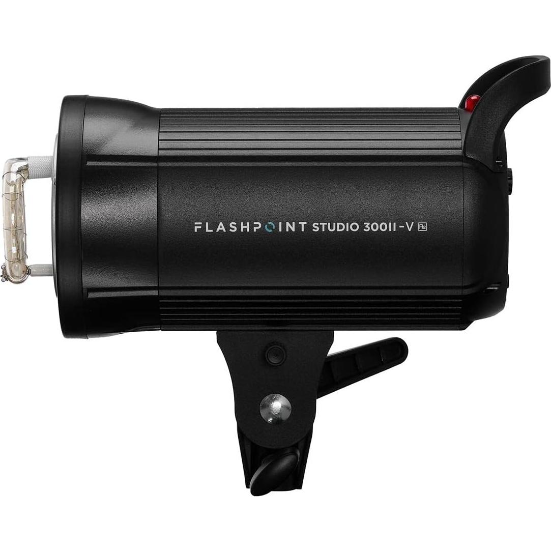 Flashpoint Studio 300 II-V 300Ws R2 Monolight Strobe Flash with 10W LED Modeling Lamp, Bowens Mount Strobe Light for Photography, R2 2.4GHz Wireless Studio Light with 0.1-1.5s Max Recycle Time