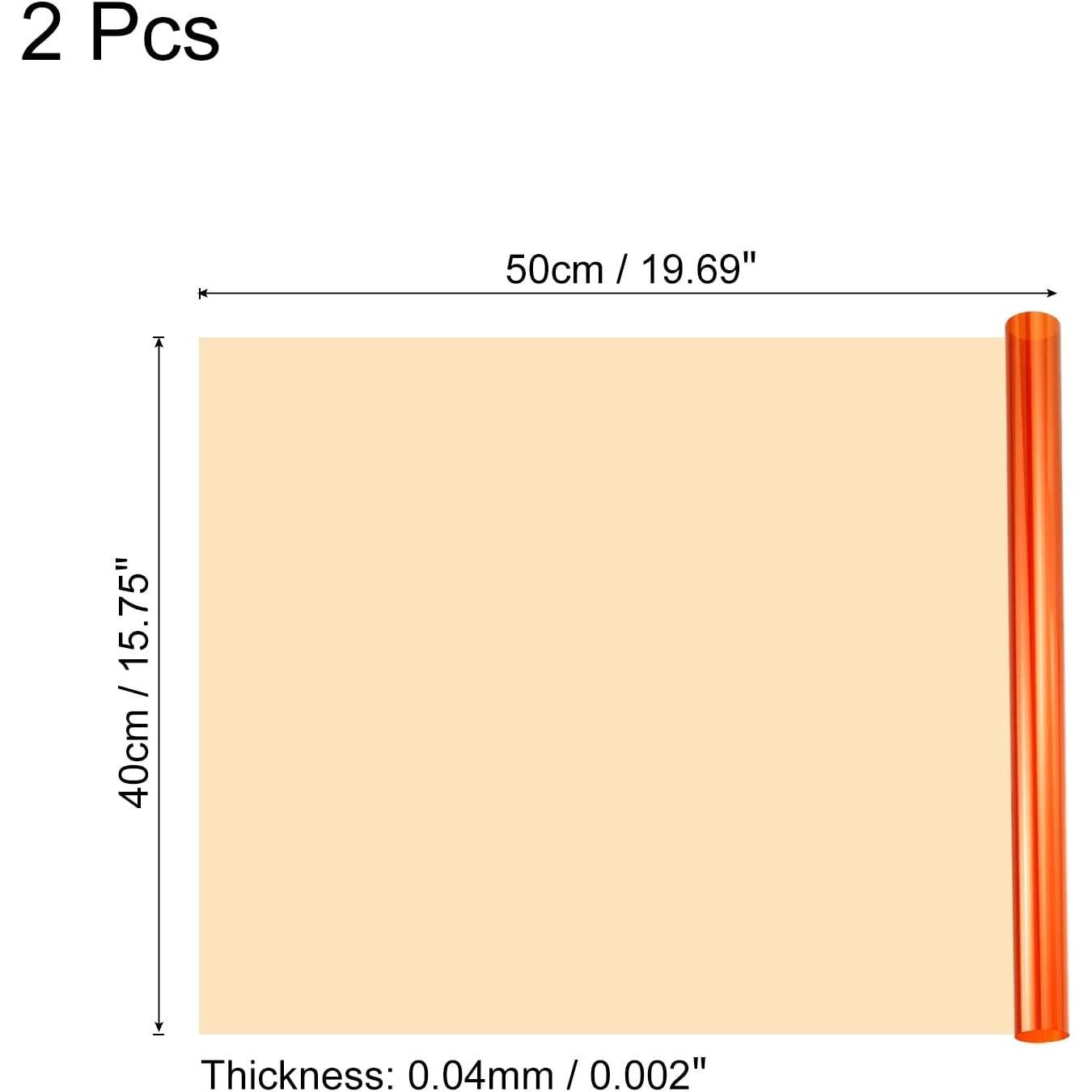 Filtro de Gel de Iluminación MECCANIXITY Naranja 85 40x50 cm