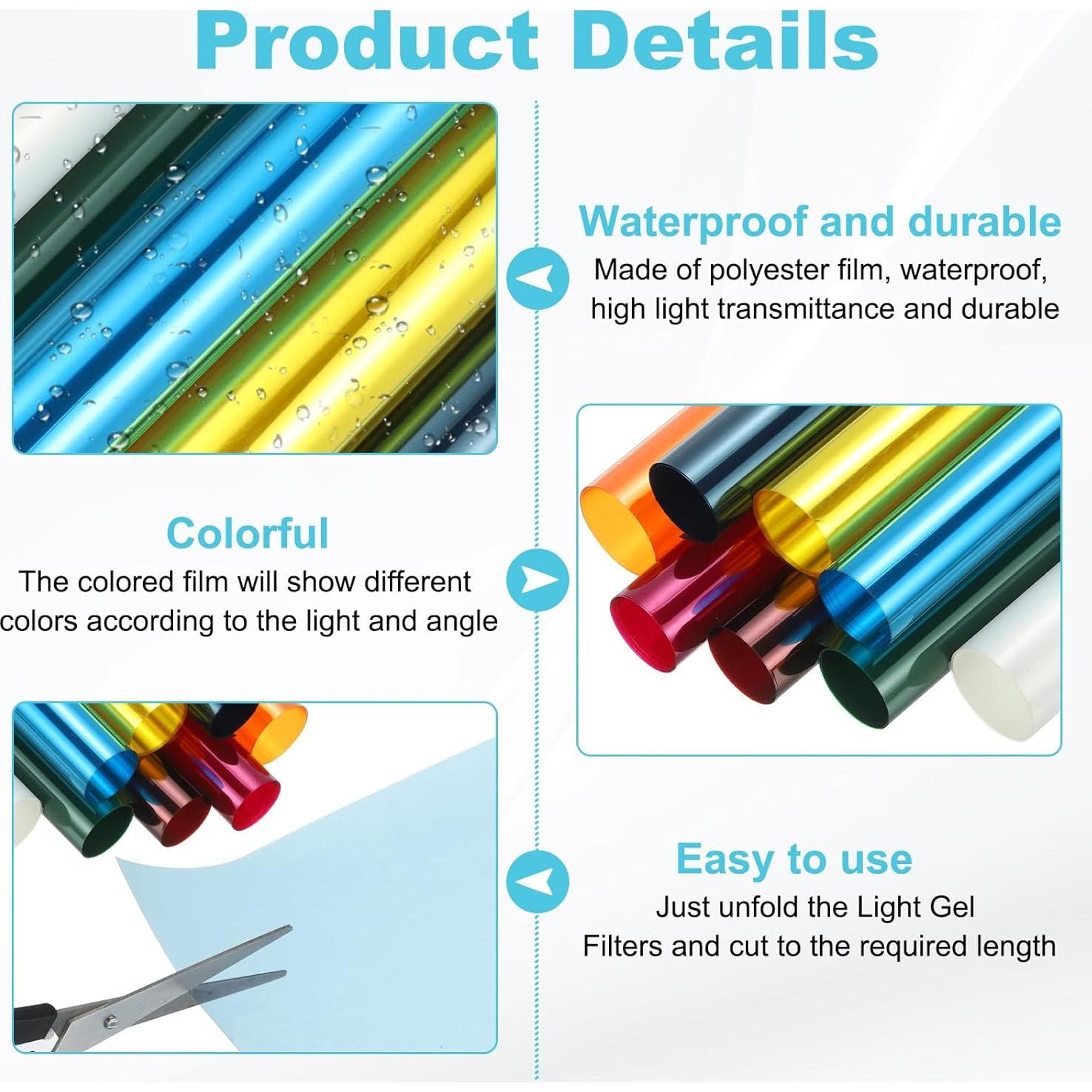 Filtro de Gel de Iluminación MECCANIXITY Naranja 85 40x50 cm