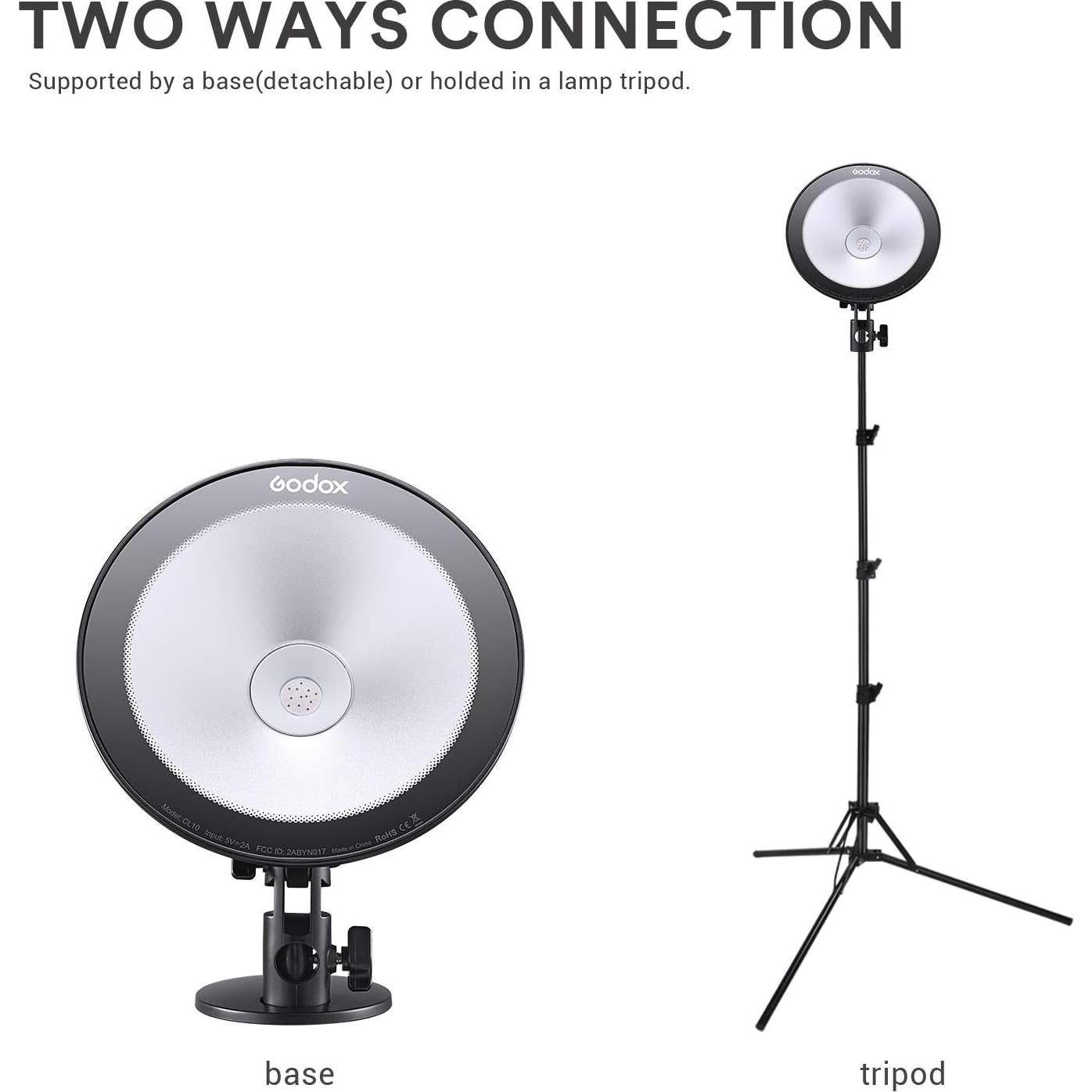 Luz LED RGB Godox CL10 10W 36000 Colores Control APP