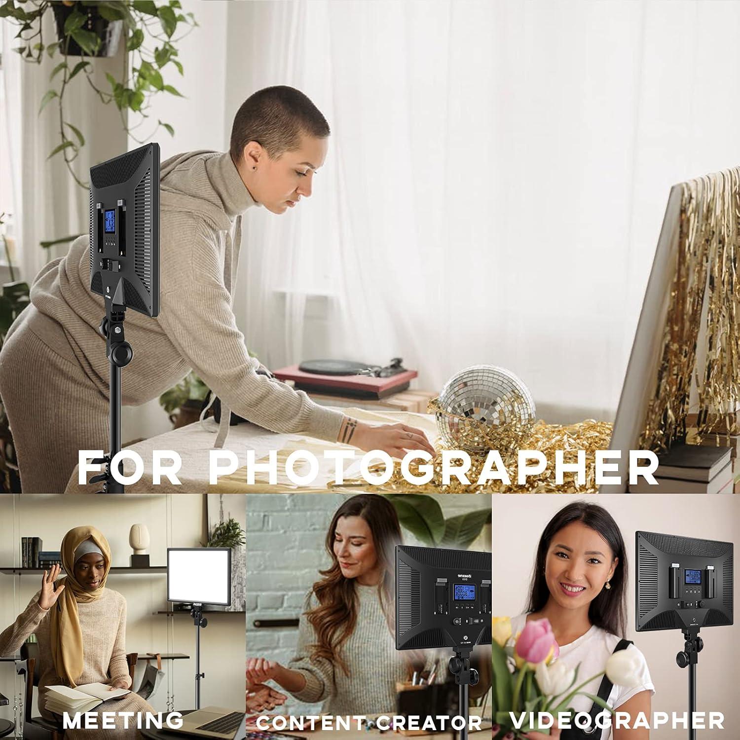 Luz de Video LED Bi-Color Dazzne D50 45W 3000K-8000K