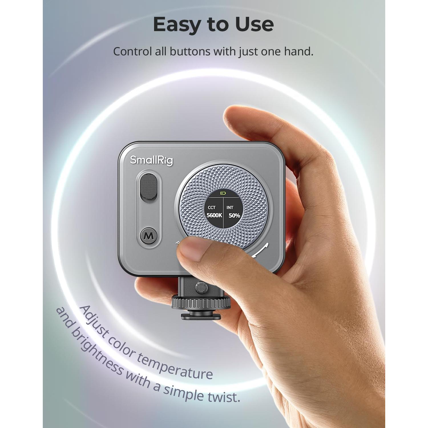 Luz LED de Video SmallRig Vibe P96 Pro 2500-6500K CRI95+