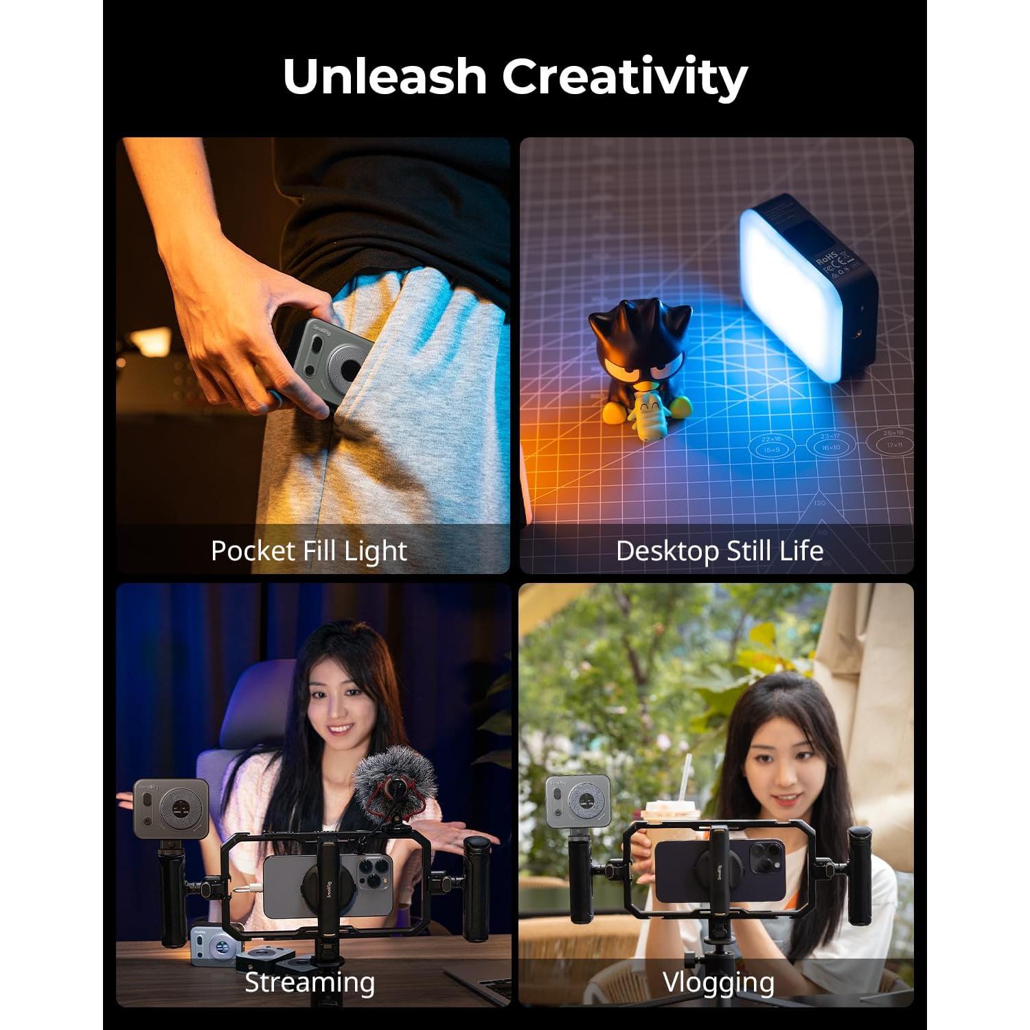 Luz LED de Video SmallRig Vibe P96 Pro 2500-6500K CRI95+