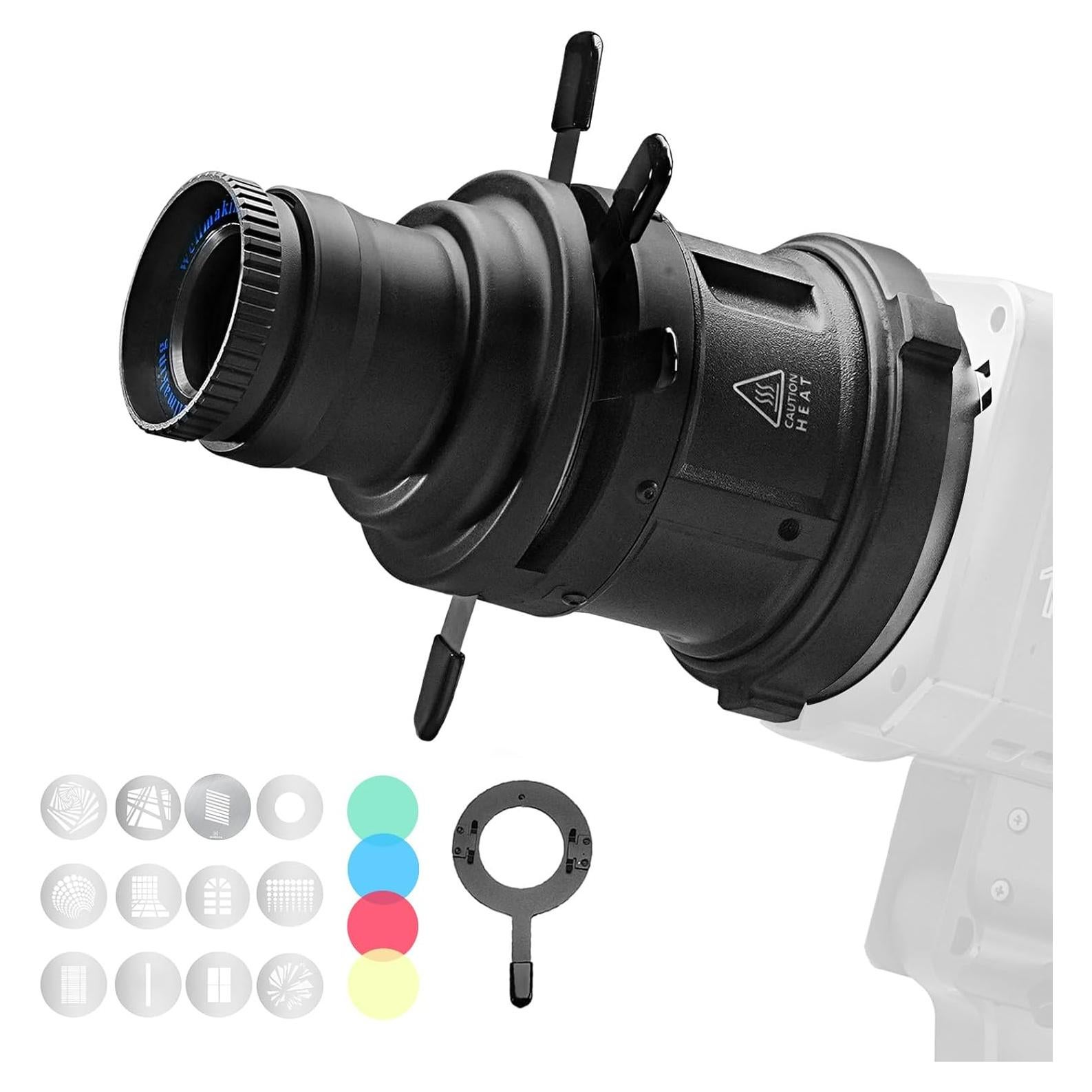 Kit de Foco Spot Wellmaking S-80 con Montura Bowens y Snoot