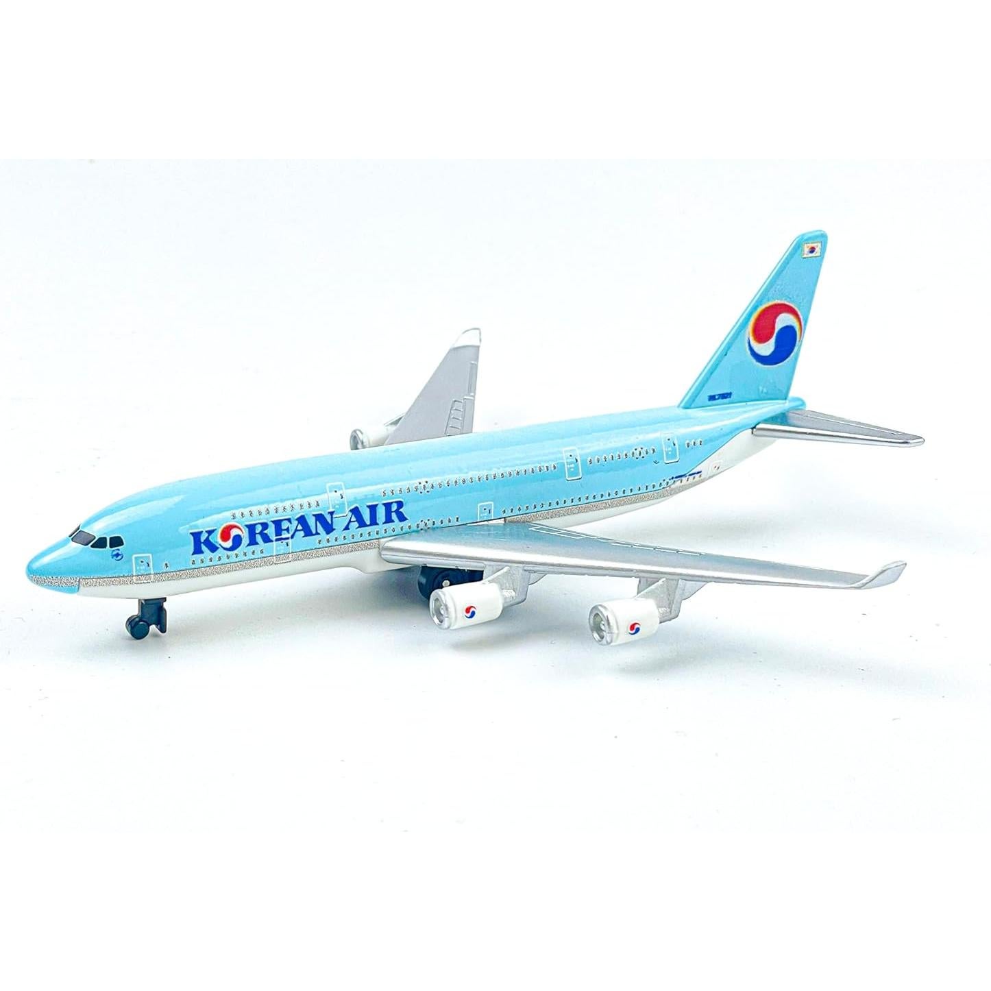 Modelo de avión WngAur WA-004 azul y blanco 15,24 cm