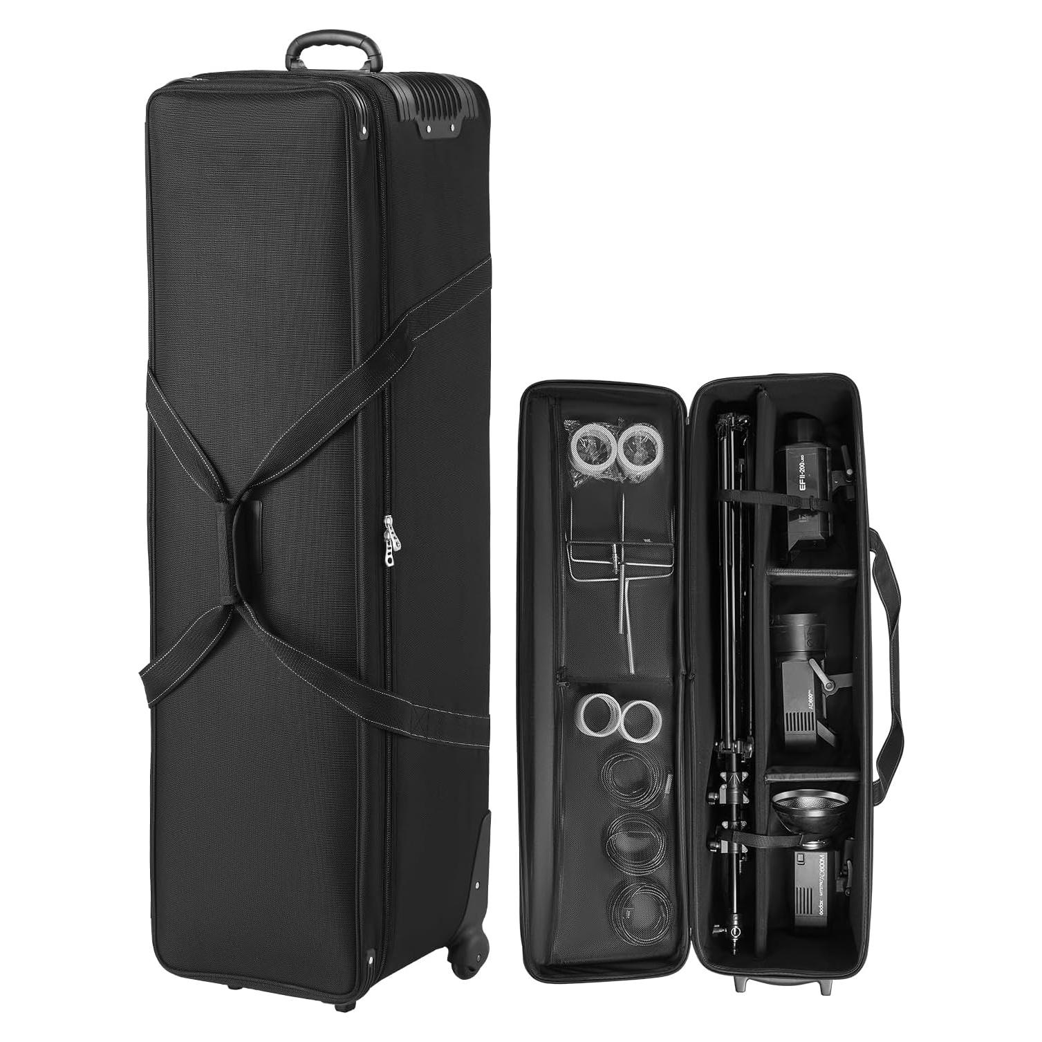 Estuche de Equipo de Estudio VEVOR con Ruedas y Compartimentos