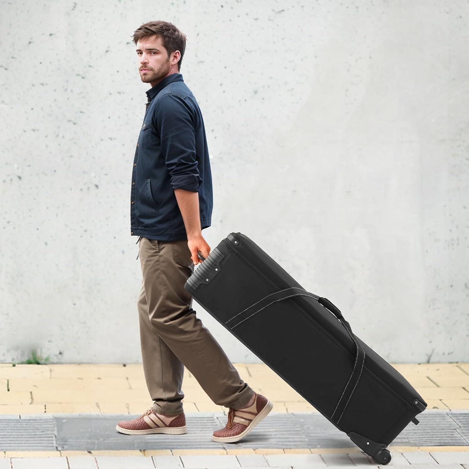 Estuche de Equipo de Estudio VEVOR con Ruedas y Compartimentos