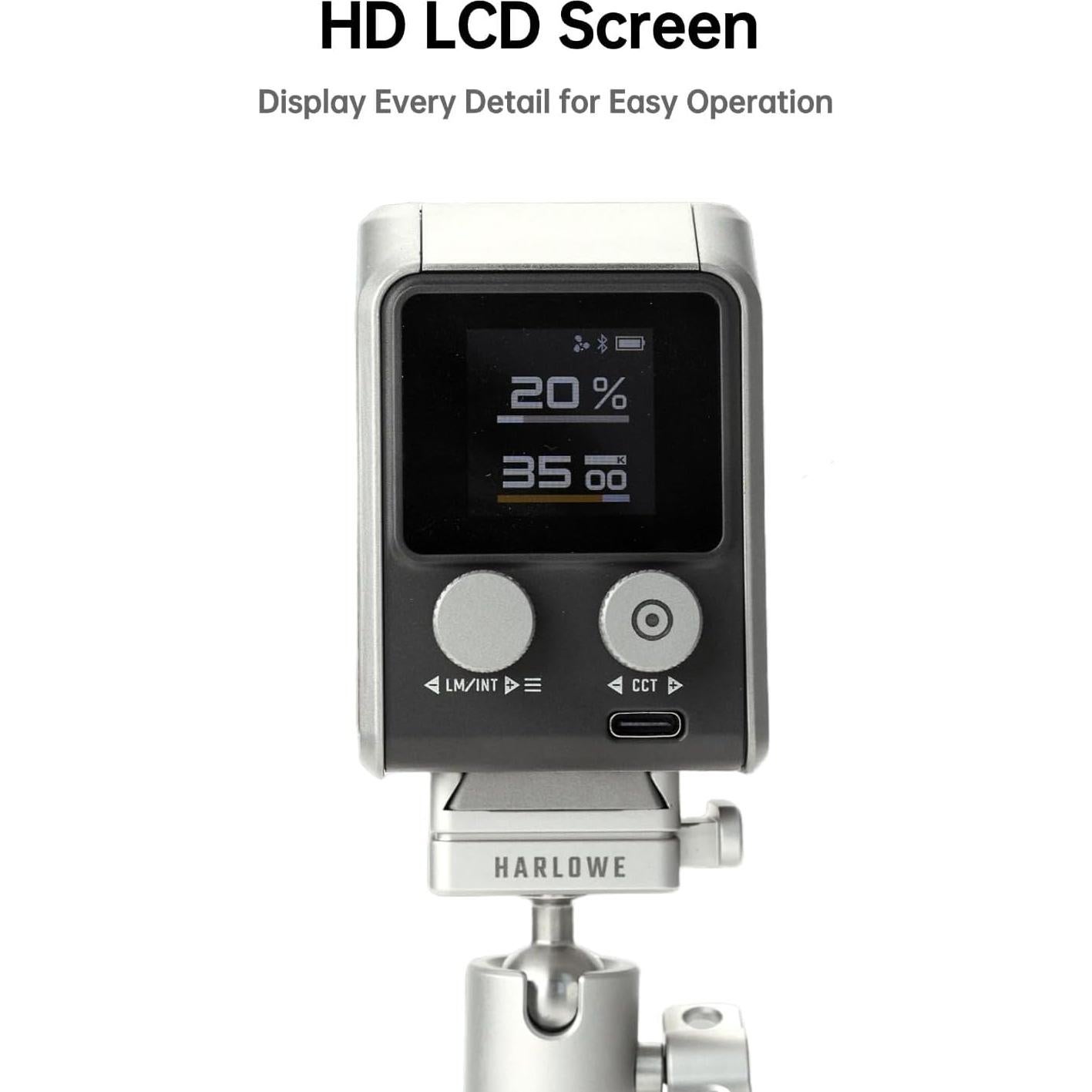 Kit de Luz de Video Harlowe Micro 8W Bi-Color Regulable