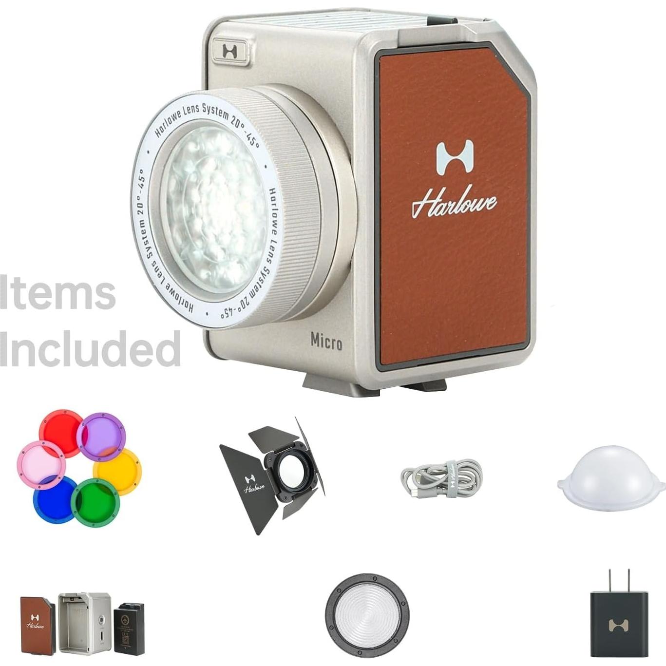 Kit de Luz de Video Harlowe Micro 8W Bi-Color Regulable