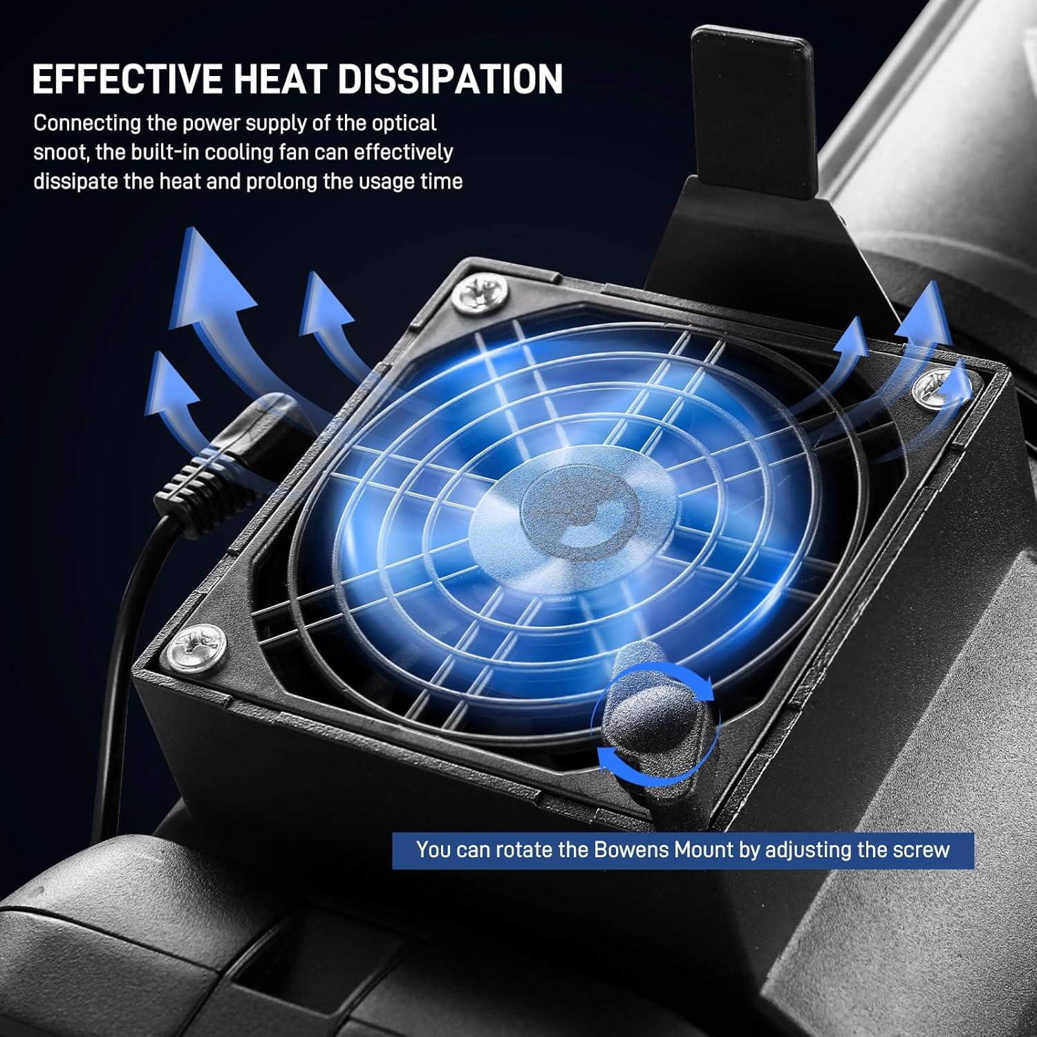 Kit Snoot Óptico GVM con 30 Gobos y 5 Filtros de Color