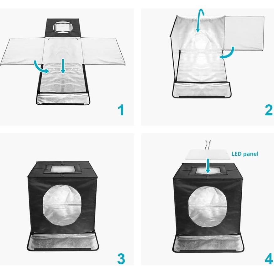 Caja de Luz LED Julius Studio 40.64x40.64cm 2850LM 6500K