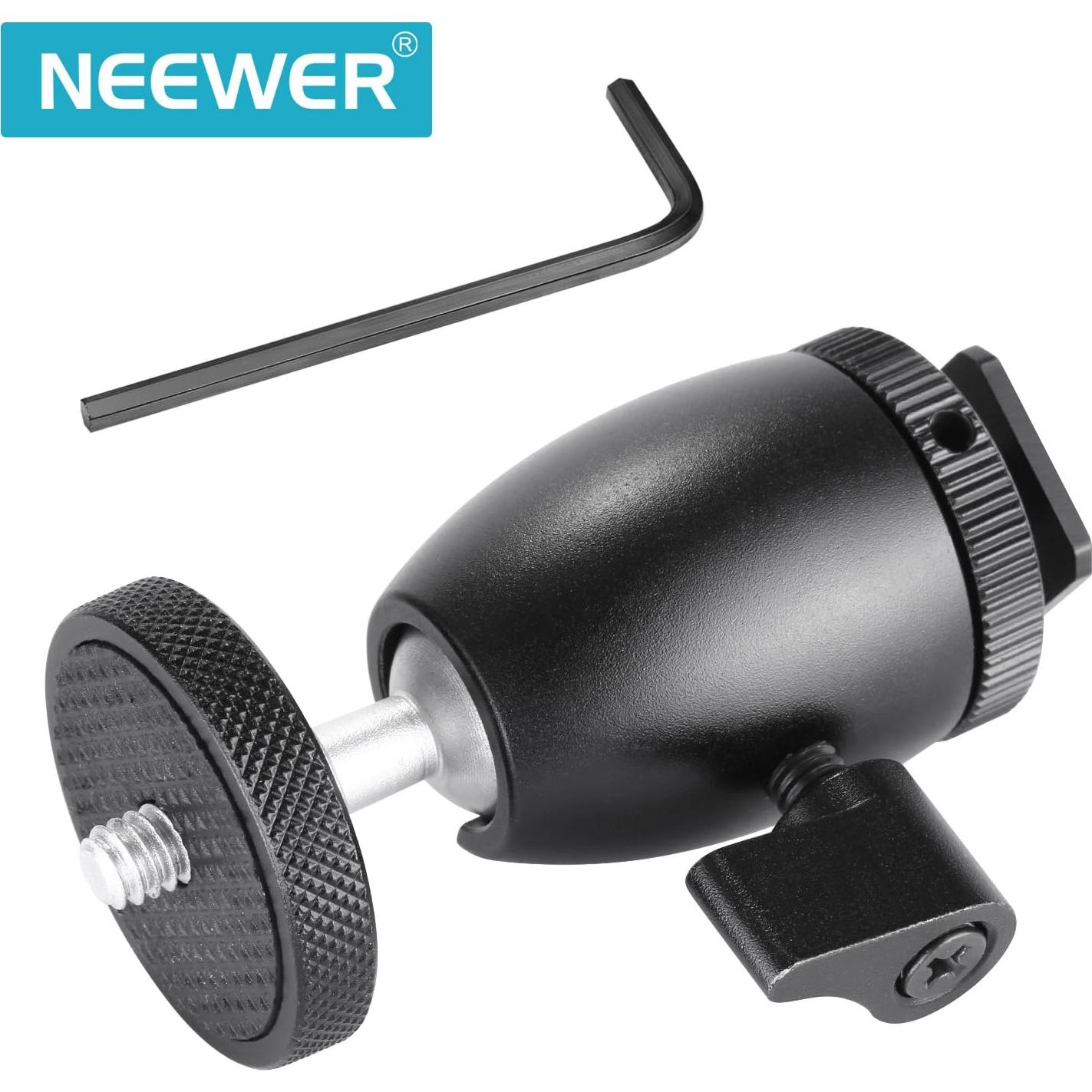 Soporte de Cabeza de Bola Mini Neewer para Teléfono y Cámara