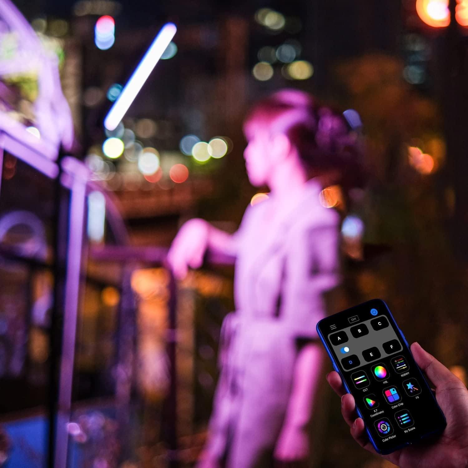 Varita de Luz LED Portátil JYC K21 RGB 2500K-8500K