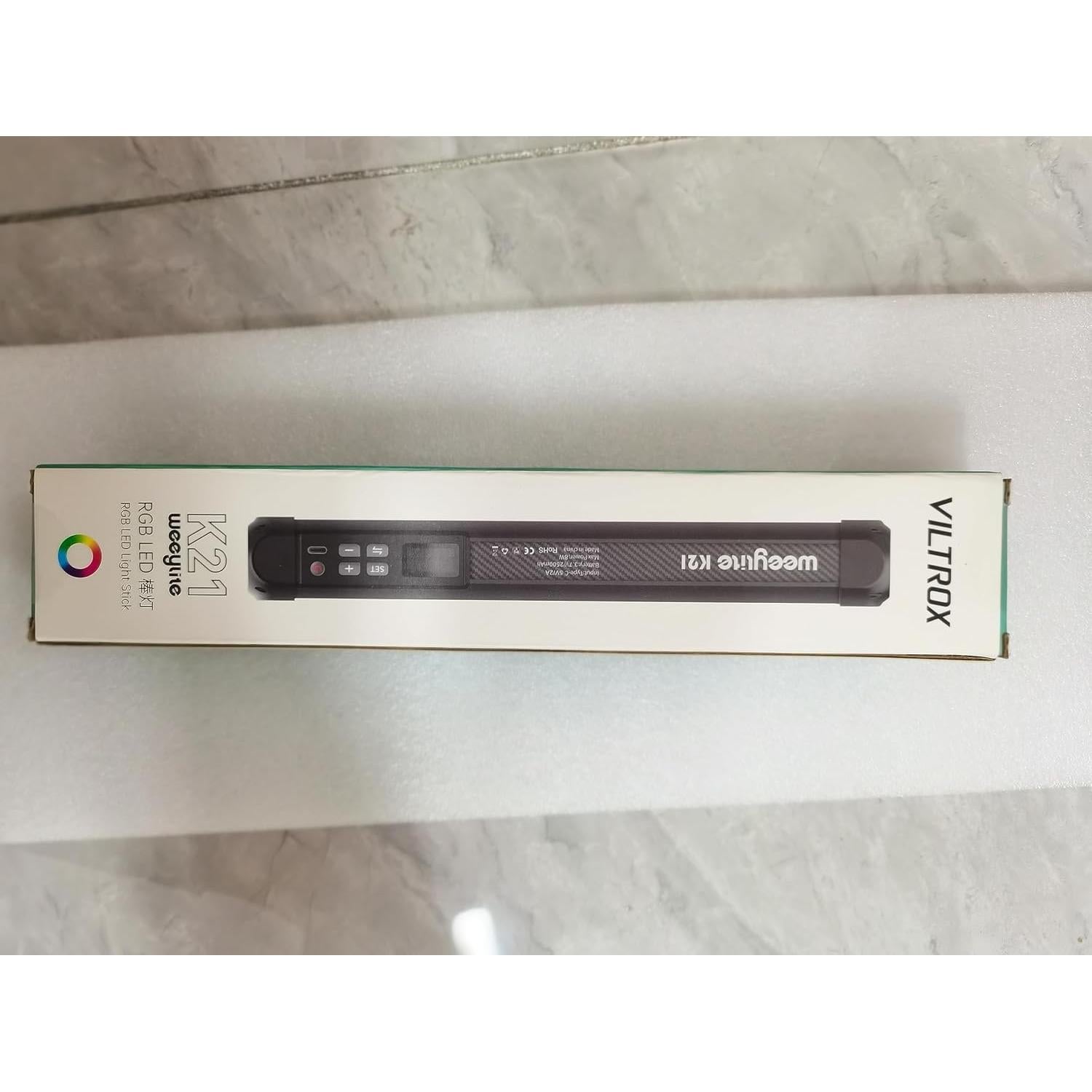 Varita de Luz LED Portátil JYC K21 RGB 2500K-8500K