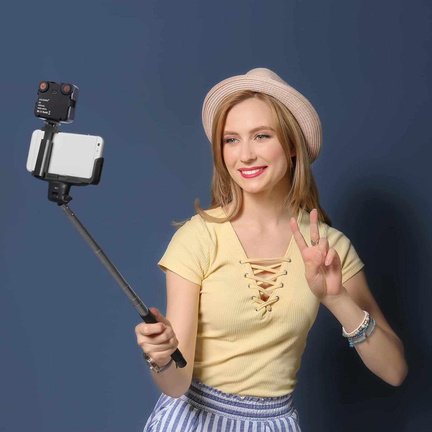 Luz LED Portátil AFAXINRIE VL49C 2000mAh Bi-Color 3000K-6000K