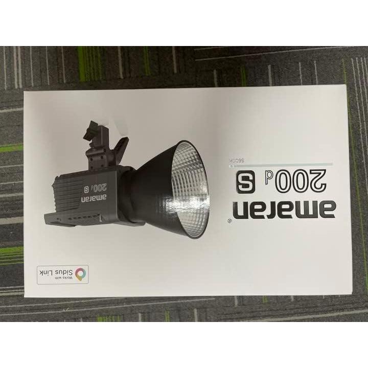 Aputure Amaran 200d S 200d-s 200ds 200W Daylight LED Video Light, CRI 96+ TLCI 99+ 55,800 lux@1m Bluetooth App Control, DC/AC Power Supply Point-Source Light for Studio Photography (200d Upgrade)