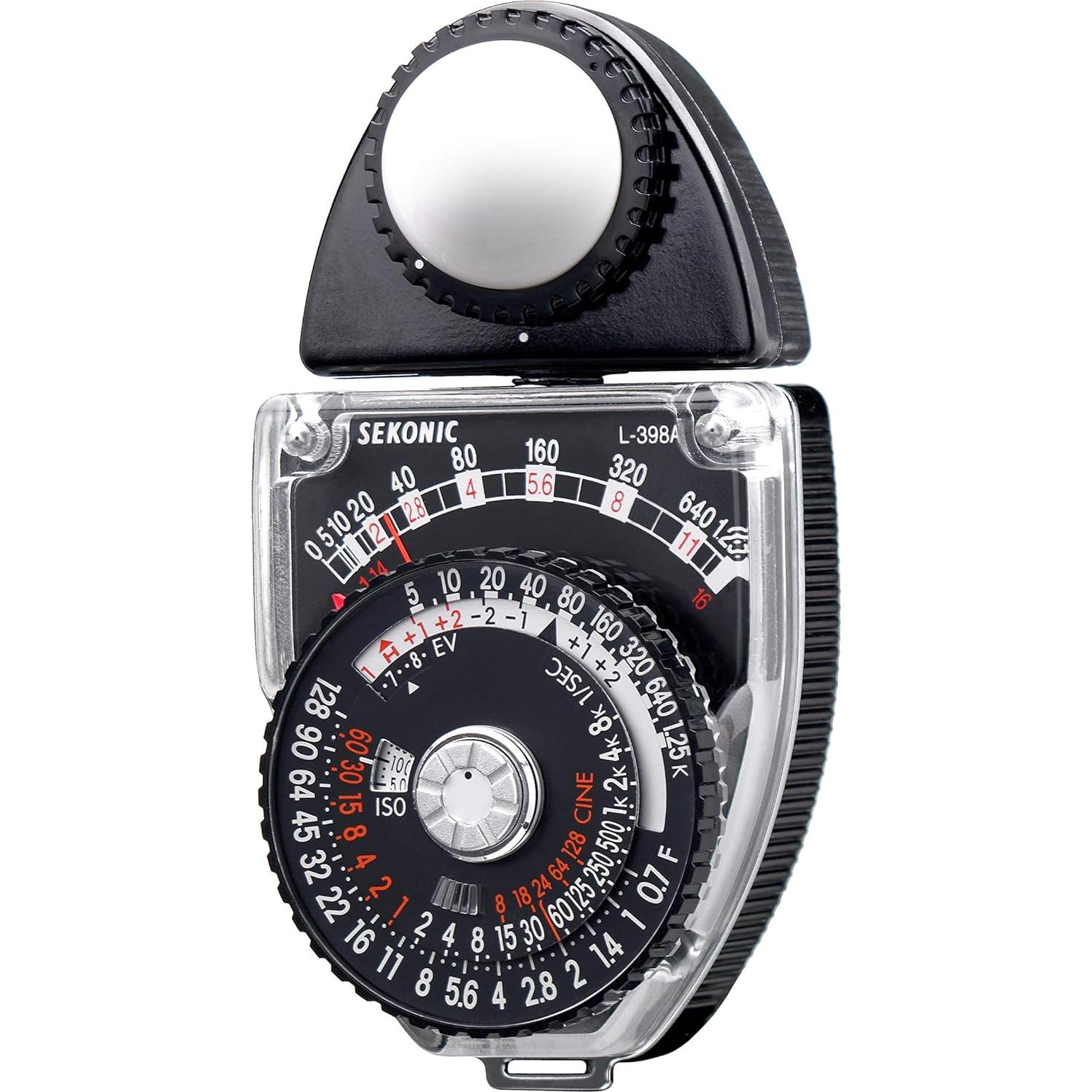 Medidor de Luz Analógico Sekonic L-398A Studio Deluxe III