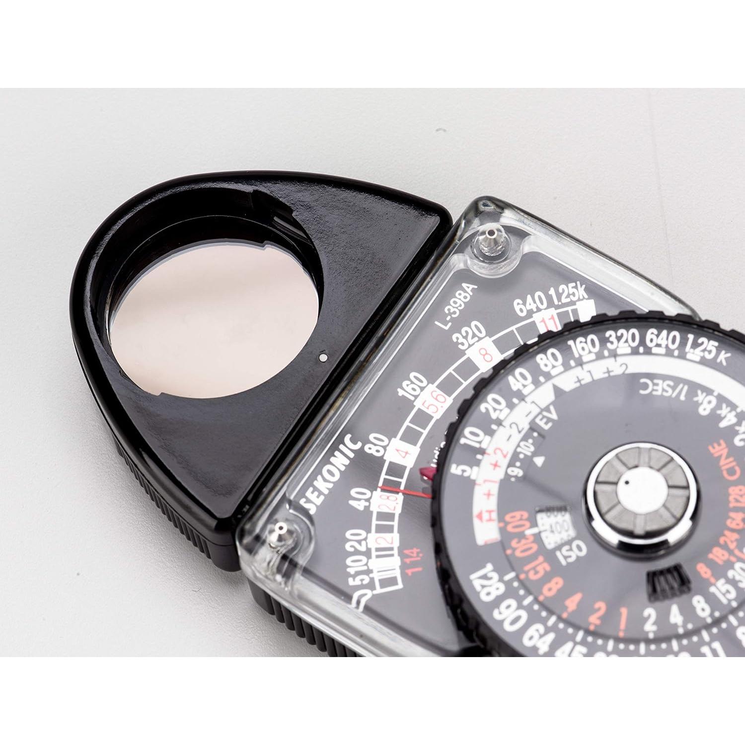 Medidor de Luz Analógico Sekonic L-398A Studio Deluxe III