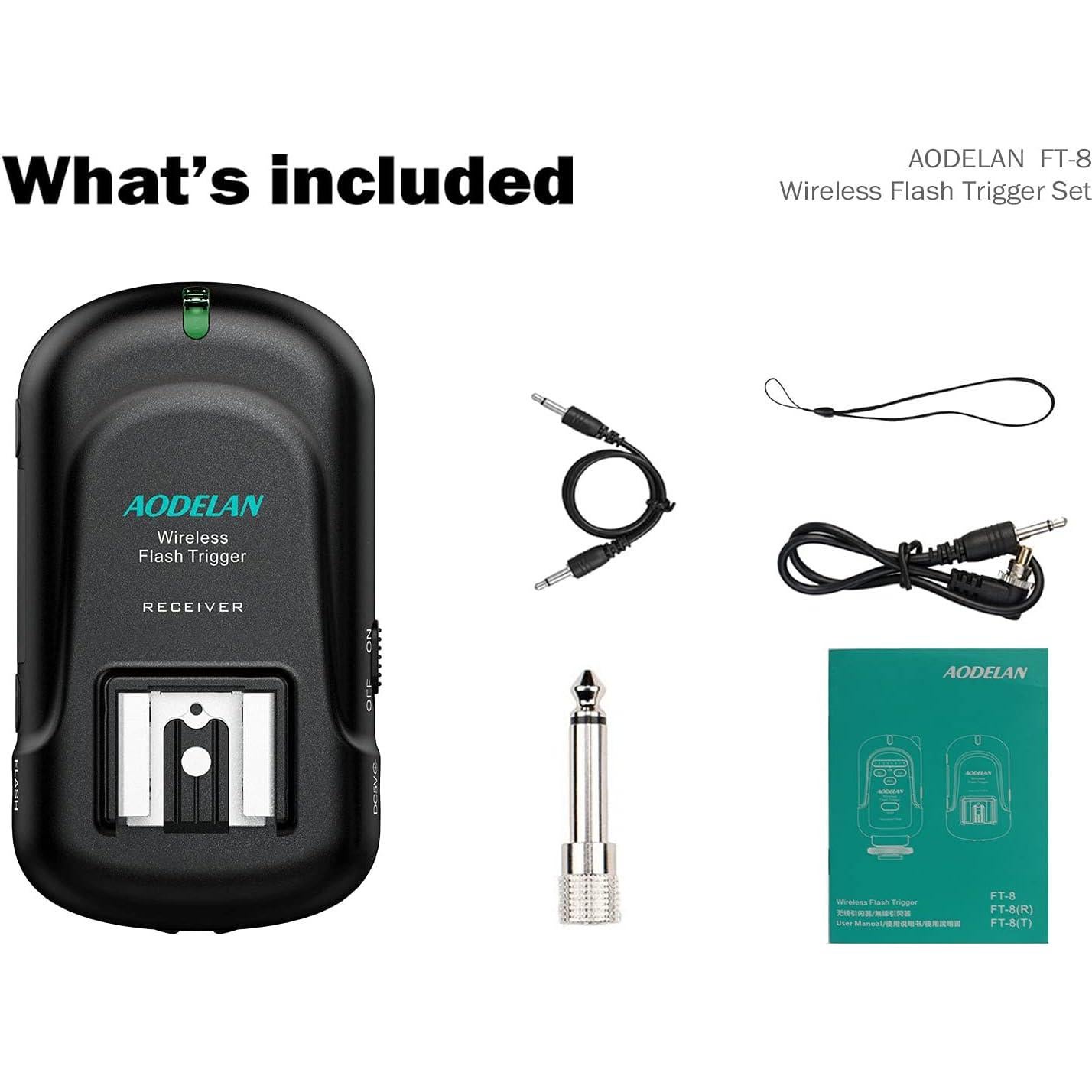 Receptor de Flash AODELAN Universal para Canon Nikon Sony