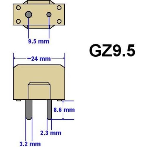 Proyector de Techo SYLVANIA 54836 T6 600W GZ9.5 3200K