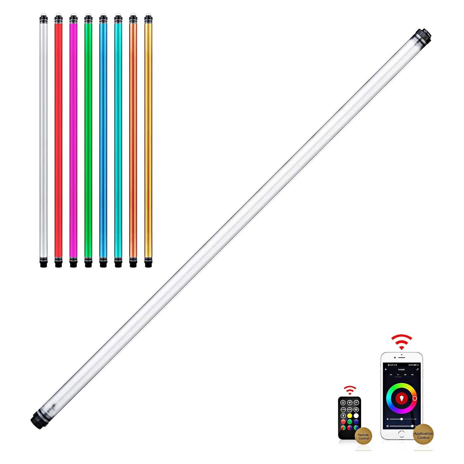 Luz de Fotografía LED RGB P120 Uyled 1350 Lúmenes 360°