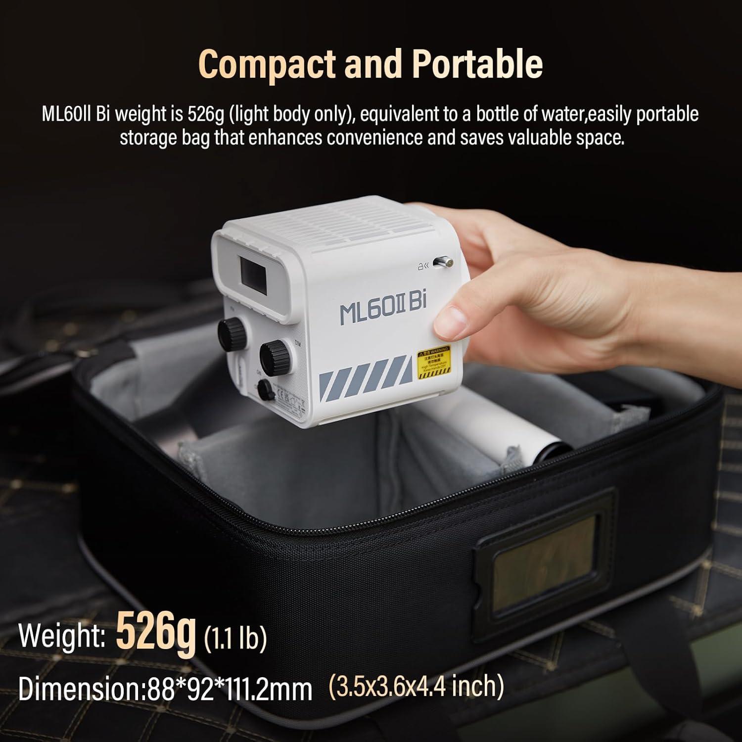 Godox ML60II Bi Luz LED Bi-Color 70W 2800-5600K 13000Lux