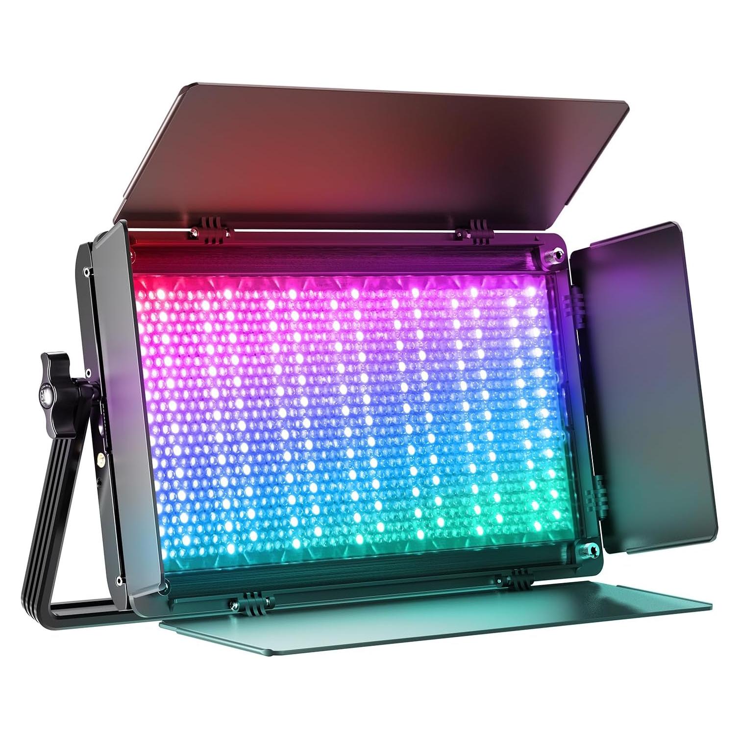 Luz de Video LED RGB GVM 1500D 75W Control Bluetooth