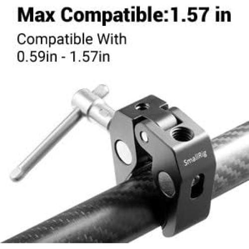 Super Clamp SmallRig 2058 para Cámaras y Luces - 2 Piezas